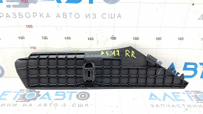 Накладка боковая центральной консоли правая передняя Audi A5 F5 18-25 черная, с заглушкой, царапина