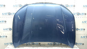 Capotă neagră Subaru Forester 19-24 SK aluminiu, alb K1X, bare de protecție