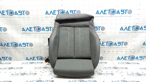 Подушка пассажирского сиденья Audi A5 F5 18-19 5D кожа серая с перфорацией, с коленной подпоркой, Sport, под чистку