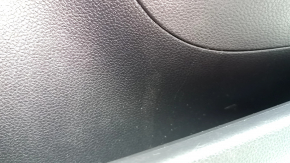 Ornamente ușă față dreapta Subaru Forester 19-24 SK negre cu inserții gri din stofă + piele, cotiera din piele gri, zgârieturi, pentru curățare