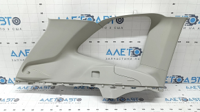 Накладка задней стойки левая Subaru Forester 19-24 SK серая, 2 части, царапины