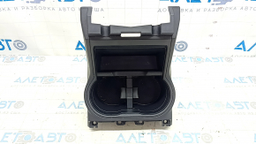 Подстаканники Subaru Forester 19-24 SK черный, с накладкой, царапины