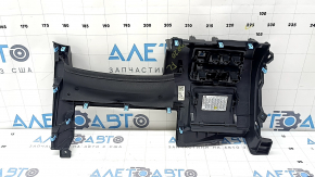 Накладка колени водителя Subaru Forester 19-24 SK черная, с заглушкой