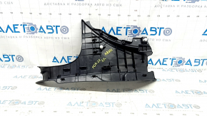 Накладка порога задняя правая Subaru Forester 19-24 SK черная, с заглушкой, царапины