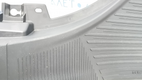 Накладка порога задняя правая Subaru Forester 19-24 SK черная, с заглушкой, царапины