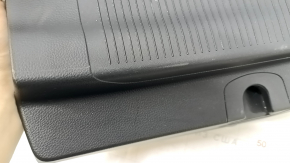 Накладка порога задняя правая Subaru Forester 19-24 SK черная, с заглушкой, царапины
