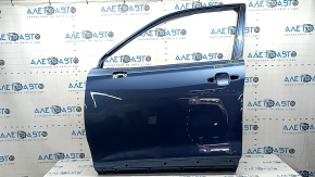 Дверь голая передняя левая Subaru Forester 19-24 SK синий SAZ, примята, разошлась по шву