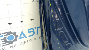 Дверь голая передняя левая Subaru Forester 19-24 SK синий SAZ, примята, разошлась по шву