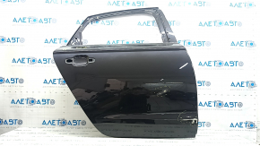 Дверь голая задняя правая Audi A6 C7 12-18 графит LX7U, потерта, вмятины