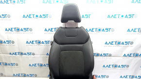 Пассажирское сидение Nissan Ariya 23-26 с airbag, механическое, подогрев, кожзам черный с вставкой алькантары