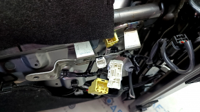 Пассажирское сидение Nissan Ariya 23-26 с airbag, механическое, подогрев, кожзам черный с вставкой алькантары