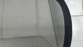 Пассажирское сидение Subaru Forester 19-21 SK без airbag, механич, черное с серым, ткань комбинированная, подогрев, под химчистку