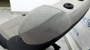 Пассажирское сидение Subaru Forester 19-21 SK без airbag, механич, черное с серым, ткань комбинированная, подогрев, под химчистку