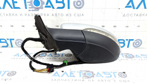 Зеркало боковое левое в сборе VW Passat b8 16-19 USA 10+2 пинов, поворотник, BSM, серебро