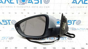 Зеркало боковое левое в сборе VW Passat b8 16-19 USA 10+2 пинов, поворотник, BSM, серебро