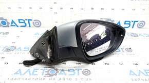 Зеркало боковое правое в сборе VW Passat b8 16-19 USA 10+2 пинов, поворотник, BSM, серебро