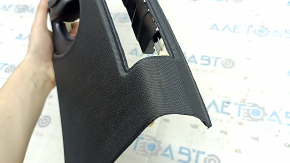 Ornament stâlp central dreapta sus pentru Audi A6 C7 12-18 sub deflector, negru