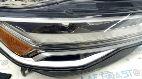 Фара передняя правая в сборе Audi A6 C7 16-18 рест LED, песок
