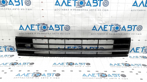 Grilă centrală bară față VW Passat b8 16-19 USA element lipsă, nisip