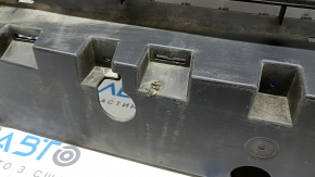 Решетка радиатора grill Ford Ecosport 18-22 в сборе с эмблемой, графит, примята