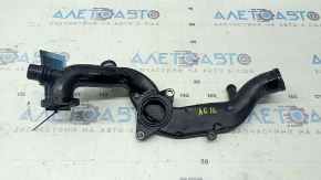 Трубка системы охлаждения ДВС Audi A6 C7 16-18 3.0T пластик