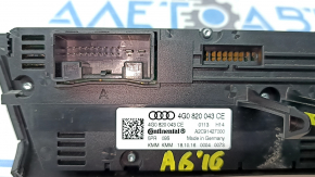Control climatizare Audi A6 C7 16-18 pentru 4 zone cu încălzire și ventilație scaune