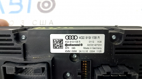 Управление климат-контролем заднего ряда Audi A6 C7 16-18 под 4 зоны с подогревом, царапины, скол