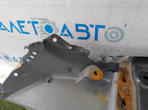 Задняя панель Nissan Rogue 21-26 черная, высверлено, надрывы