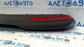 Губа заднего бампера Kia Forte 4d 17-18 рест, с отражателями