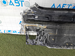 Задняя панель Audi A3 8V 15-18 4d, 2 части, черный LY9T, высверлено