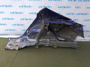 Четверть крыло задняя правая Toyota Camry v70 18-24 без BSM, отпилена, синий 8W7, тычки, ржавая