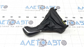 Ручка КПП Audi A6 C7 16-18 рест кожа черная, царапины, потерта