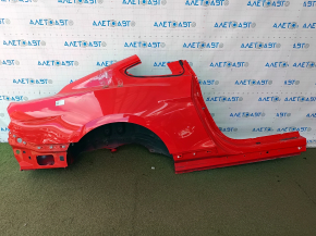 Aripă spate dreapta Ford Mustang mk6 15-23 coupe, pe caroserie, roșie, cu proeminențe