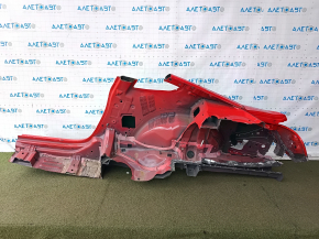 Четверть крыло задняя правая Ford Mustang mk6 15-23 купе, отпилена, красная, тычки