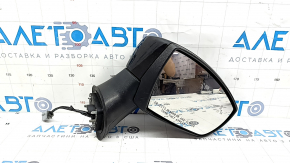 Зеркало боковое правое в сборе Ford Ecosport 18-22 7 пинов, черное, поворотник, BSM, сломано основание