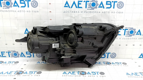 Фара передняя левая в сборе Ford Ecosport 18-22 галоген, темная, LED DRL, под полировку