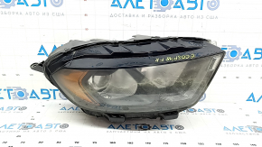 Фара передняя правая в сборе Ford Ecosport 18-22 галоген, темная, LED DRL, под полировку