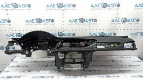 Panou frontal Torpedo cu AIRBAG Audi A6 C7 16-18 suport pentru proiecție, negru, zgârieturi