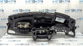 Panou frontal Torpedo cu AIRBAG Audi A6 C7 16-18 suport pentru proiecție, negru, zgârieturi