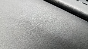 Ornamente ușă spate stânga Audi A6 C7 12-18 piele neagră, inserție și cotiera piele neagră, cu mâner, BOSE, lovitură, zgârietură