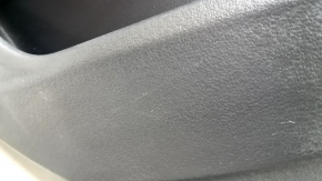 Ornamente ușă spate stânga Audi A6 C7 12-18 piele neagră, inserție și cotiera piele neagră, cu mâner, BOSE, lovitură, zgârietură