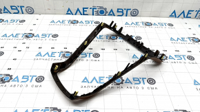 Накладка центральной консоли Ford Ecosport 18-22 оранжевая матовая