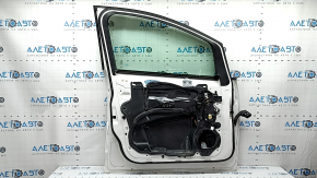 Дверь в сборе передняя левая Ford C-max MK2 13-18 keyless, белый UG, вмятина, клей на накладке