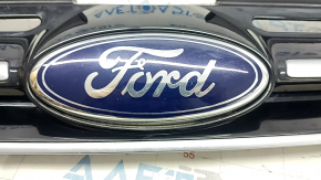 Решетка радиатора grill Ford C-max MK2 13-18 с эмблемой, песок