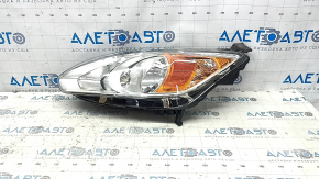 Фара передняя левая Ford C-max MK2 13-16 дорест, галоген, трещина в креплении,