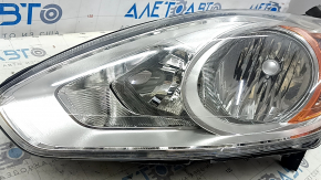 Фара передняя левая Ford C-max MK2 13-16 дорест, галоген, трещина в креплении,