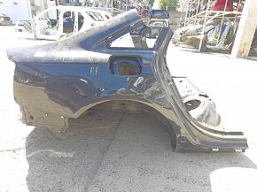 Aripă spate dreapta Audi A6 C7 12-18 pe caroserie, grafit, denivelări