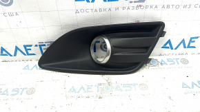 Обрамление ПТФ переднее левое Ford C-max MK2 13-18 usa с хром кольцом, царапины