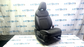 Пассажирское сидение Nissan Ariya 23-26 с airbag, механическое, подогрев, кожзам черный с вставкой алькантары