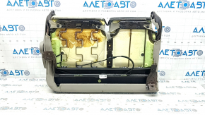 Подушка заднего ряда сидений 2 ряд левая Ford C-max MK2 13-18 кожа бежевая, контакт с водой, примята, под чистку